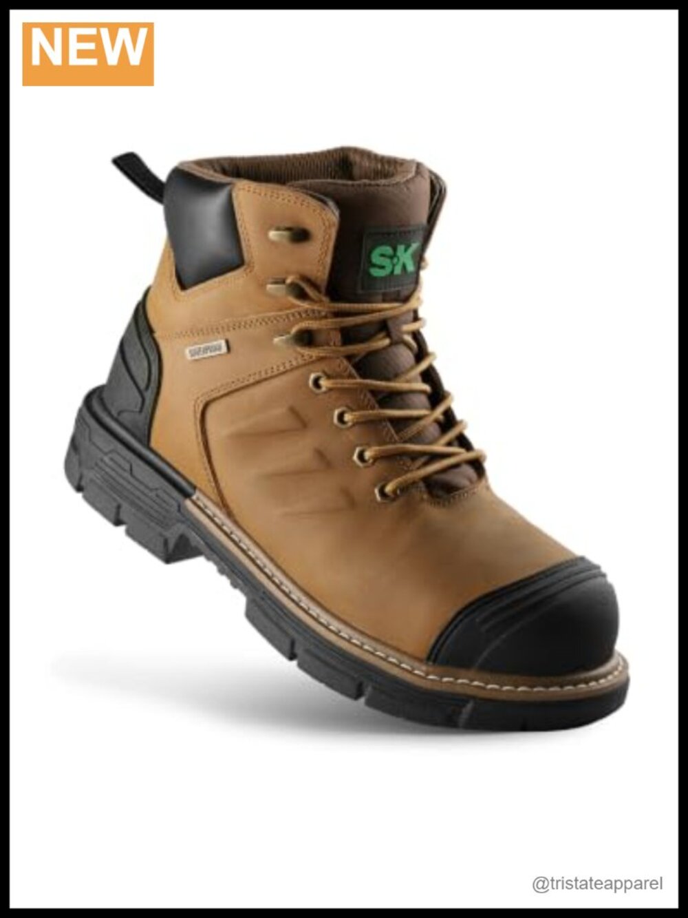 Men's Composite Toe Waterproof Work Boots Puncture Resistant ASTM EH